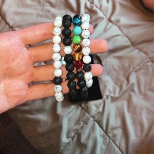 Stone bracelets
